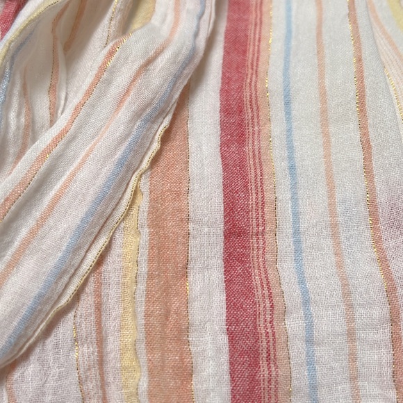 Lush V-Neck Sleeveless Multicolored Dress | Size Small | Metallic Threads | $25 - Picture 5 of 10